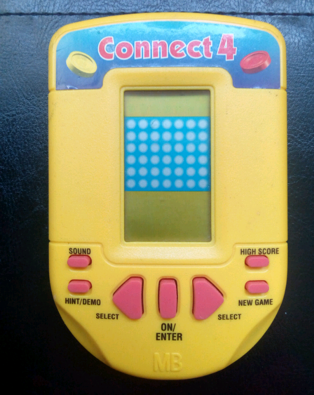 connect four handheld game